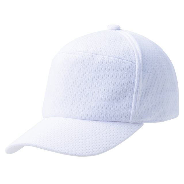 ホワイト｜ワイドメッシュジェットキャップ